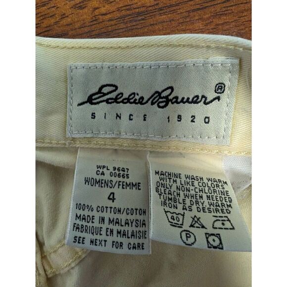 Eddie Bauer Women’s Canary Yellow Denim High Rise Jeans Women's Size 4 - Picture 5 of 7
